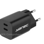 Yanec Compacte GaN lader DUAL USB-C 35W