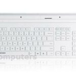 Accezz Premium Desktop QWERTY Bluetooth Keyboard - Wit