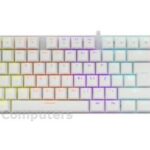 White Shark Commandos TKL Mechanische gaming toetsenbord blauwe switch -wit