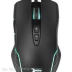 White Shark gaming muis GM-5003 Azarah - 6400 dpi - 7 knoppen - RGB- zwart