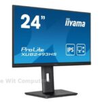 Iiyama ProLite XUB2493HS  24" Zwart (FHD. Hoogte verstelbaar. Speakers) DisplayPort. HDMI