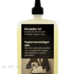 Olie voor papiervernietiger 350ml (uitsluitend te gebruiken volgens instructies van de fabrikant van uw papiervernietiger)