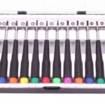 Schroevendraaierset mini 12 stuks Torx-plat-kruis precisie electronic schroevendraaiers