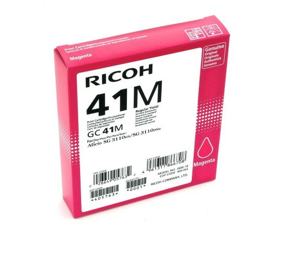 Ricoh gelcartridge GC-41M hoge capaciteit magenta ( 2200  pagina's met 5% bedrukt)