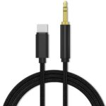 Type-c to 3.5mm Audio Aux Cable. M/M. 100CM [TYPEC-JACK-100CM]