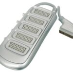 Scartbox/splitter/verdeler 5x Scart uit met handmatige switch