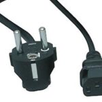 Voeding aansluitkabel 220V/230V 5Mtr zwart C13