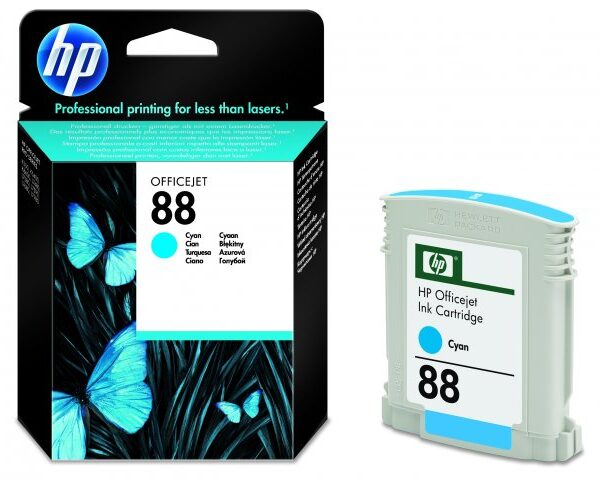 HP 88 Inkcartridge Cyaan (tot 620 pagina's met 5% bedrukt)