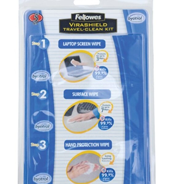 Fellowes Virashield Travel Reinigingsset