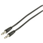 Audio aansluitkabel Stereo 1Mtr  jack 3.5M - jack 3.5M minijack