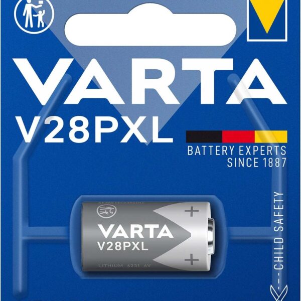 Varta V28PXL. KS28  lithium batterij 6V 170mAh  A544. E544A. K28L. V28PX. V28PXL. V28GA. V544A. L544. KS28. PX28A. WE544A. PX544A. 4SR44. GP544A. LR544A. K544A. 544AE. A544S.