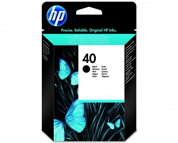 HP 40 black (tot 1120 pagina's met 5% bedrukt)