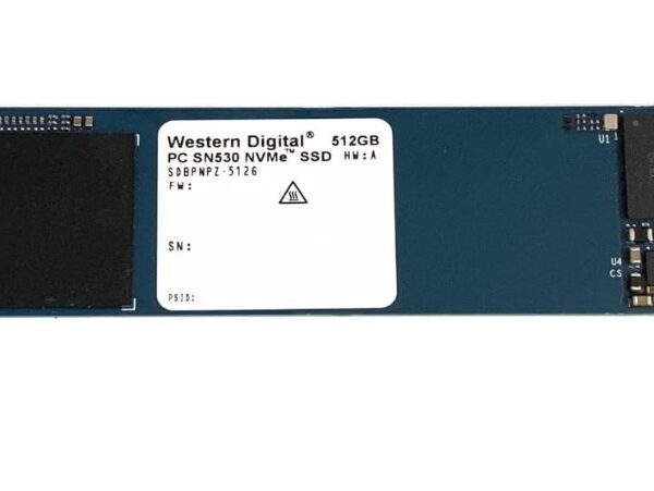 Western Digital SN530 512GB Bulk PCIE 3.0 NVME 2400/1750MB/s