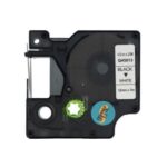 Label alternatief voor Dymo D1-label S0720530 12mmx7m zwart op wit