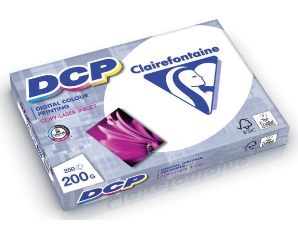 DCP Clairefontaine Laserpapier A4 200gr wit 250vel (ook voor inktjet en copier)