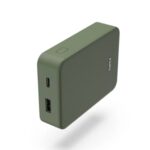 Hama Power Pack "Colour 10". 10.000mAh. 2 uitgangen: USB-C. USB-A. groen