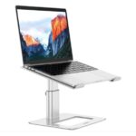 Besign LSX6N Aluminium laptopstandaard. ergonomische verstelbare notebookstandaard. stijghouder computerstandaard. compatibel met 10-15.6 inch laptops. Zilver