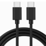 USB-C naar USB-C kabel - USB 2.0 - 2.4A - 480Mbps - 12W - 50cm - Zwart