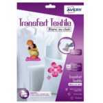 T-shirt transfer Avery C9405-8 A4 8vel  voor witte stof