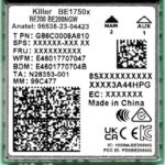 Intel M.2 to WIFI7 5800Mbps - Intel Killer BE1750