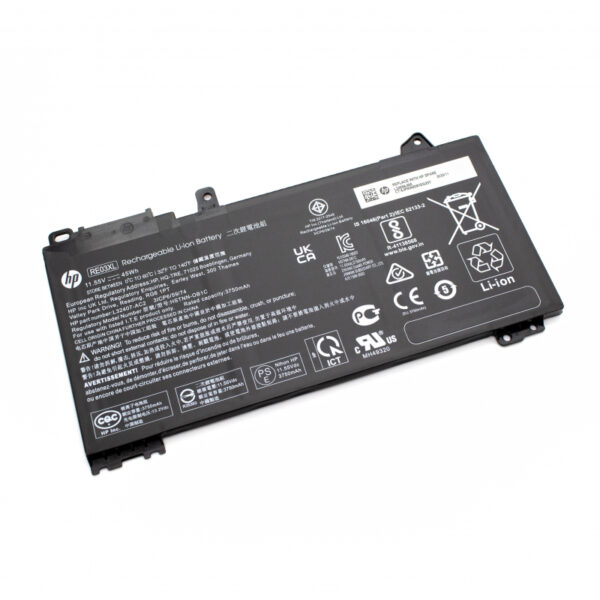 Originele HP accu RE03XL 11,55V 3750mAh  incl inbouwen