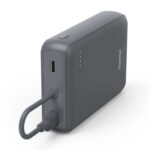 Hama Power Pack "Travel" met kabel. 10000mAh. 2 uitgangen: 2x USB-C. antraciet