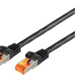 S/FTP CAT6a 10 Gigabit outdoor netwerkkabel met PE mantel / zwart - 15 meter