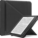 Hoesje voor Kobo Sage Hoesje Luxe Bescherm Case Trifold Zwart