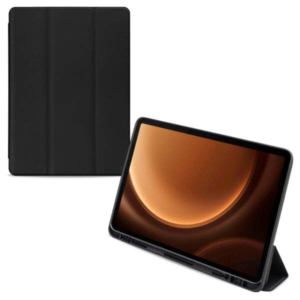 Solid Folio Case for Samsung Galaxy Tab S9 11/S9 FE/S10 FE 10.9/S10 Lite Black