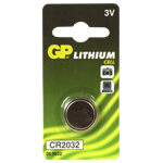 GP / VARTA Lithium Battery CR2032 Blister 1 pcs. Coin Knoopcel 3V