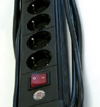 Brennenstuhl stekkerdoos 6-voudig met verlichte schakelaar 3Mtr