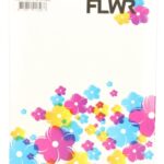 FLWR  210mm x148mm stickervel A4  2 Labels/stickers per vel    (bevat 100 A4 vellen geschikt voor laser/inkt jetprinters)