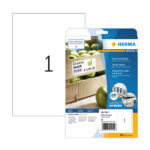 DWC Select stickervel A4 25x   1 Labels/stickers per vel  210x297mm  (bevat 25 A4 vellen geschikt voor laser/inkt jetprinters)