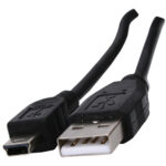 USB2.0 kabel USB A naar B mini 5polig 2Mtr