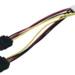S-ATA dubbele voeding/powerconnector (vanaf molex)