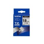 Brother tape wit/zwart (18MM) voor P-TOUCH 1000 (TZ-241) (zwart op witte tape)