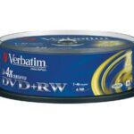 Verbatim DVD+RW 4speed  25pack spindle