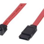 Interne SATA Kabel met 1 haakse aansluiting 1Mtr