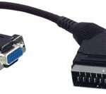 Scart male naar VGA female SCART 30/2 (Werkt alleen met specifieke combinaties tussen tv & videokaart)