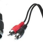 5P DIN Plug Male (Midi) naar 2xRCA Tulp kabel 1.2m