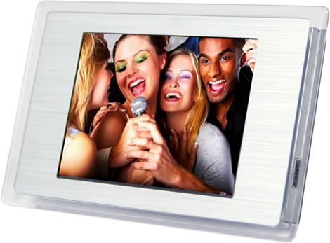 a19529 Time 2.4" Photo Frame USB.320x240 pixels.Acryl - Afbeelding 1