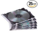 DWC-Select 3 CD/DVD Jewelcase zwart hoesjes 25PACK op=op
