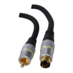 HQ SVHS - COMPOSIET AANSLUITKABEL 2.5mtr  (keywords:s-video/coax/composit/rca)