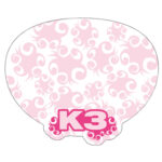 K3 Muismat Roze / Wit