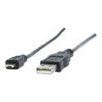 USB A male - USB micro RECHTHOEKIG A male kabel 1.8Mtr  (LET OP!!  RECHTHOEKIG)