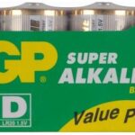 Gp Batteries Batterijen Alkaline super D Mono 1.5V 4st Retail