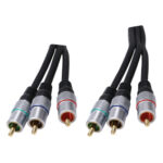 HQ HOGE KWALITEIT COMPONENT VIDEOKABEL 10M - Afbeelding 3