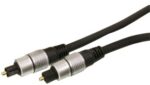 TOSLINK-TOSLINK 5Mtr  (optisch)  HQ dikkere kabel