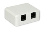 Cat6 Wandkontaktdoos (2x rj45)