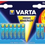 Varta High Energy Alkaline Batterij 8 stuks AAA 1.5V